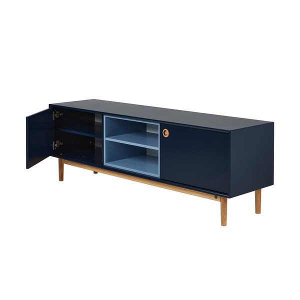 Tmavě modrý TV stolek 170x57 cm Color Box – Tom Tailor-image-3