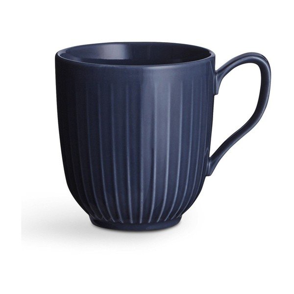 Tmavě modrý porcelánový hrnek Kähler Design Hammershoi, 330 ml