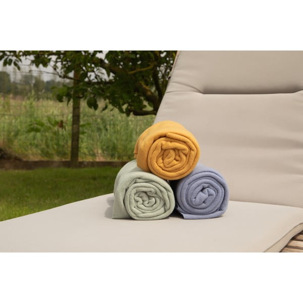 Zelená fleecová deka 130x160 cm Riso – Tiseco Home Studio-image-3