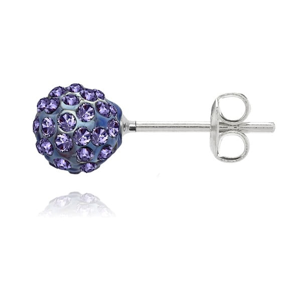 Náušnice se Swarovski Elements Rub Blue-image-1