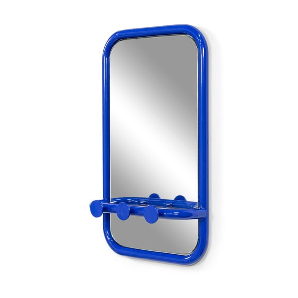 Modrý kovový věšákový panel 35x60x11 cm Retro – Spinder Design-image-2