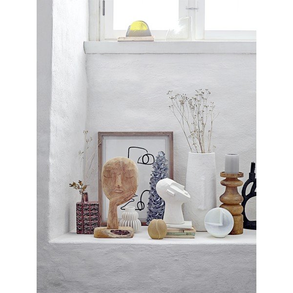 Bílá dekorace Bloomingville Head-image-1