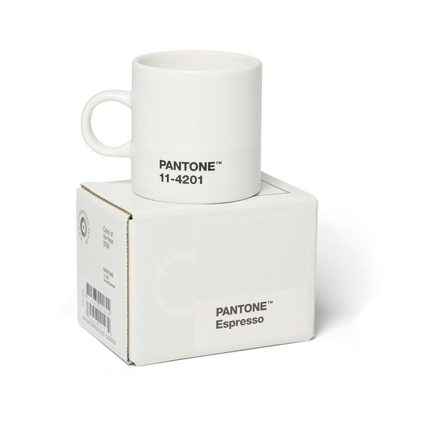 Bílý keramický hrnek na espresso 120 ml Cloud Dancer – Pantone-image-2