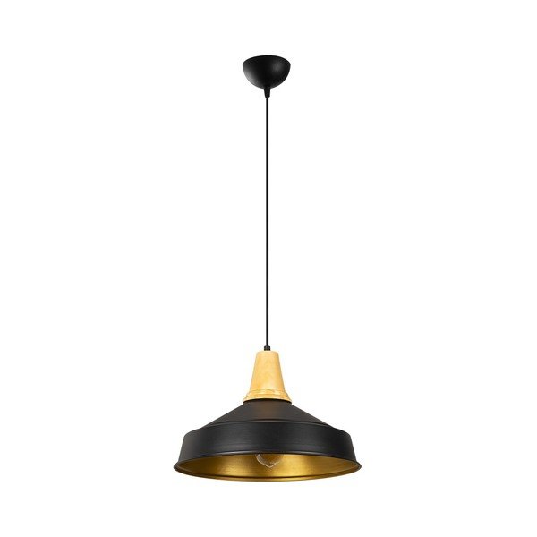 Černé kovové závěsné svítidlo Opviq lights Efse-image-3