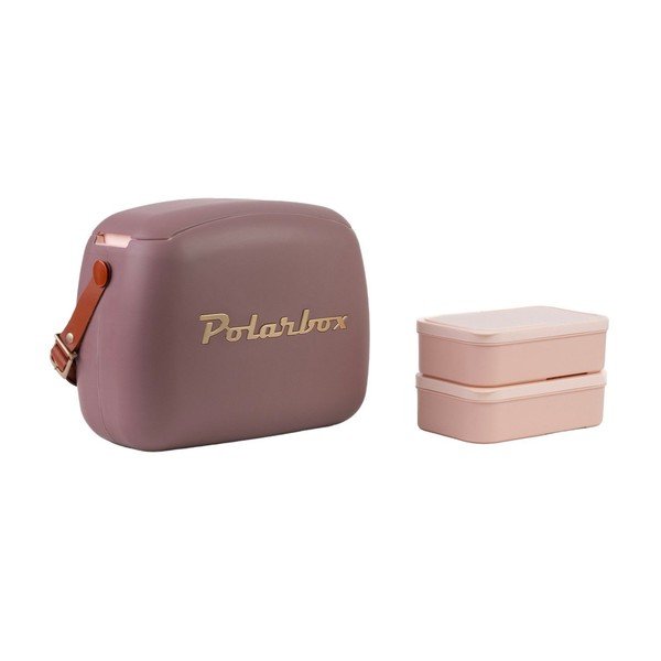 Hnědý chladicí box 6 l Classic Gold – Polarbox