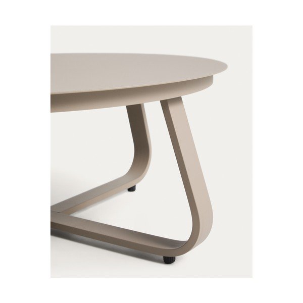 Kovový kulatý zahradní konferenční stolek ø 80 cm Tamaris – Kave Home-image-2