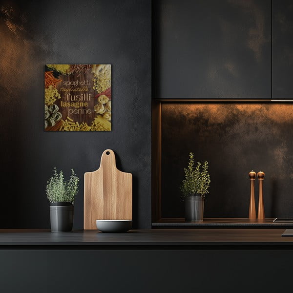 Skleněný obraz 30x30 cm Pasta – Styler-image-2