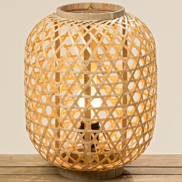 Bambusová lampa Boltze Globo, ⌀ 28 cm