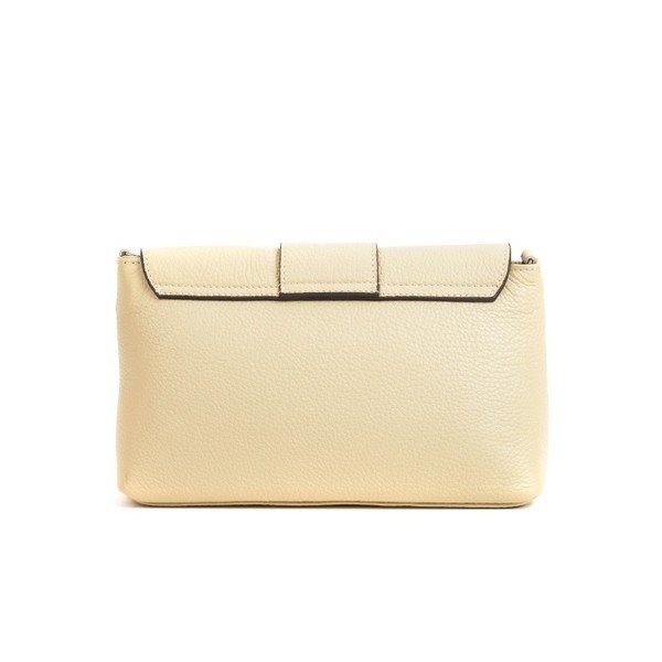 Béžová kožená kabelka Mangotti Bags Baso-image-3