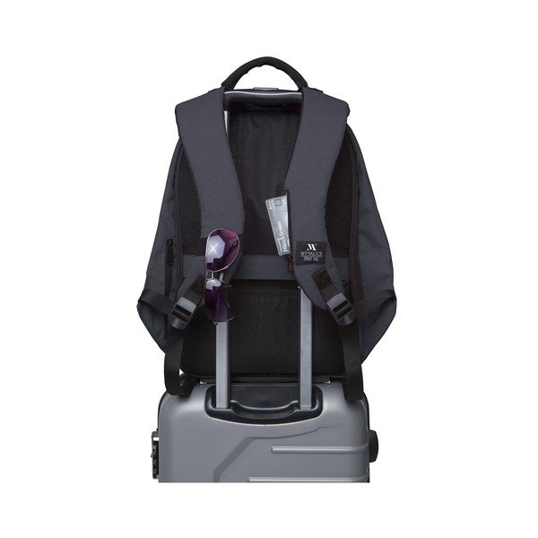 Tmavě šedo-černý batoh s USB portem My Valice SECRET Smart Bag-image-2