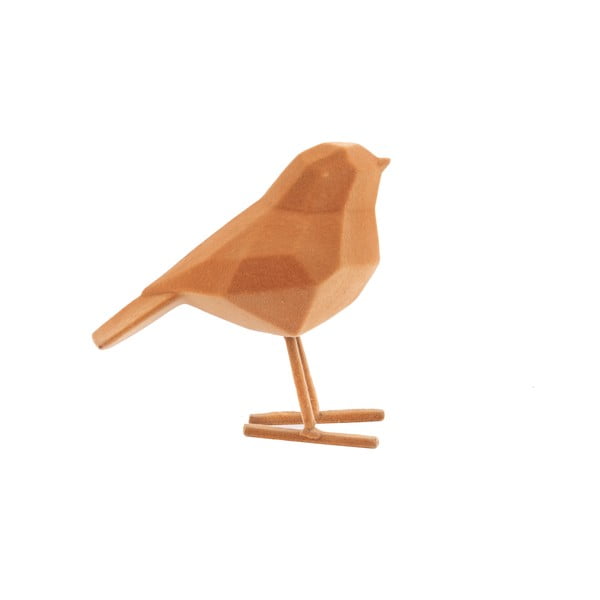 Hnědá dekorativní soška PT LIVING Bird, výška 13,5 cm