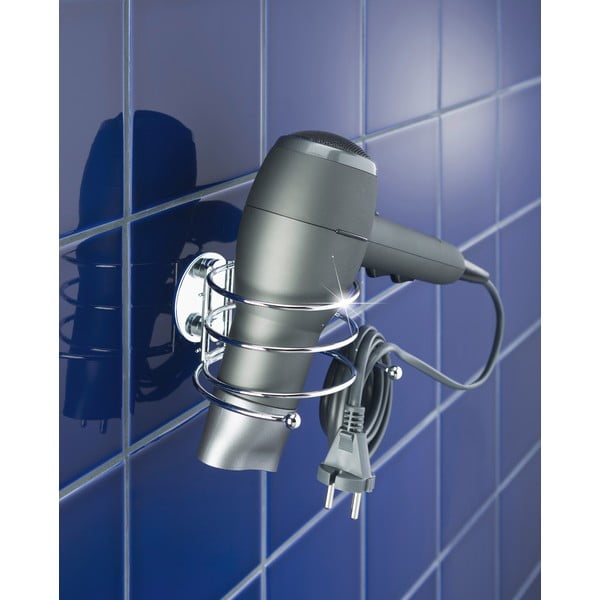 Samodržící věšák na fén Wenko Turbo-Loc, nosnost až 40 kg-image-2