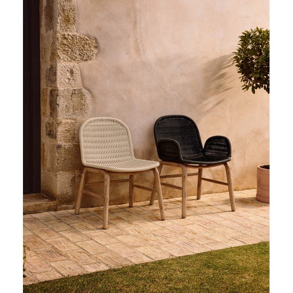 Tmavě šedá zahradní židle Alipa – Kave Home-image-3