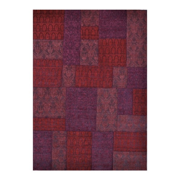 Koberec Patchwork 9 Red, 62x124 cm