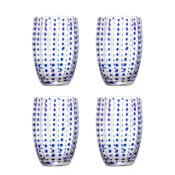 Sklenice v sadě 4 ks 350 ml Brinley – Bloomingville