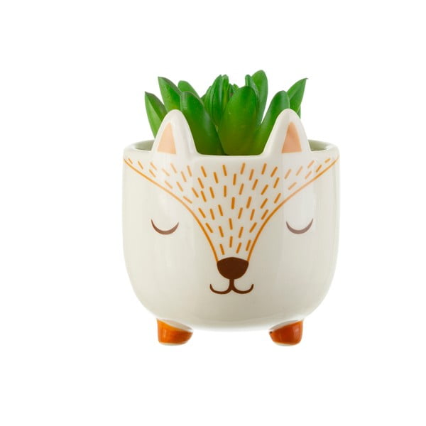 Kamenný obal na květináč ø 7 cm Woodland Fox – Sass & Belle-image-2