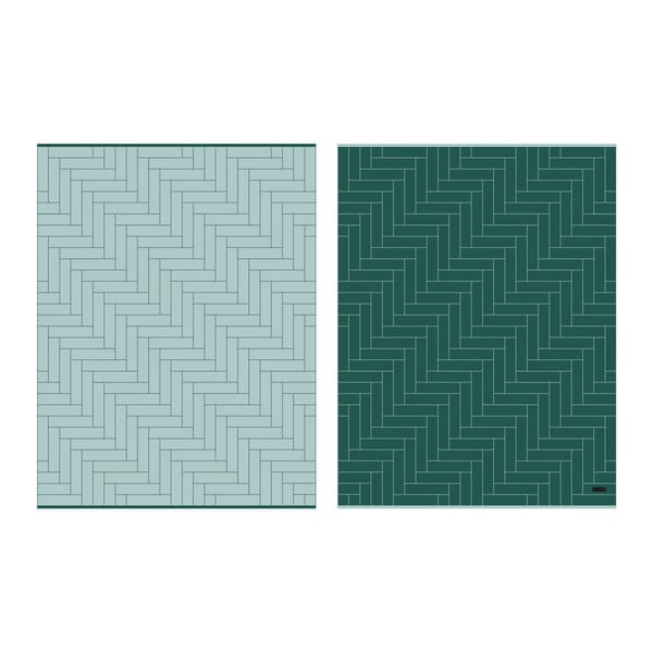 Deka Novoform Brick, 130x170 cm, zelená
