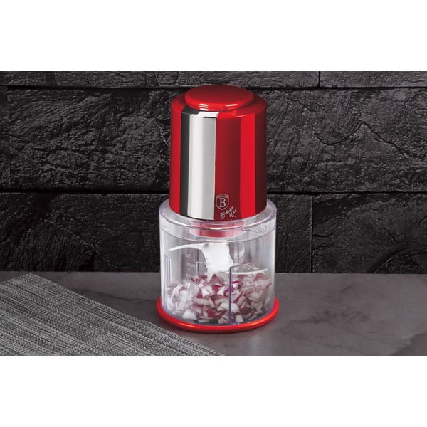 Elektrický sekáček na ovoce a zeleninu Burgundy Metallic Line - BerlingerHaus-image-1