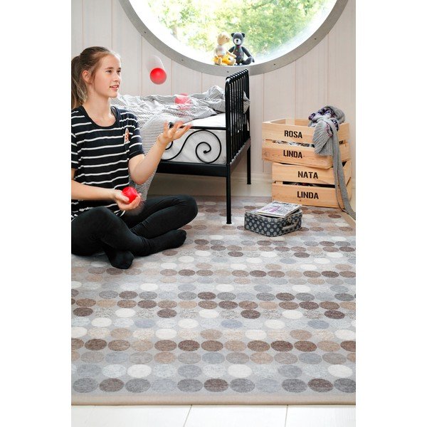 Šedo-hnědý dětský koberec 230x160 cm Pallika - Narma-image-2
