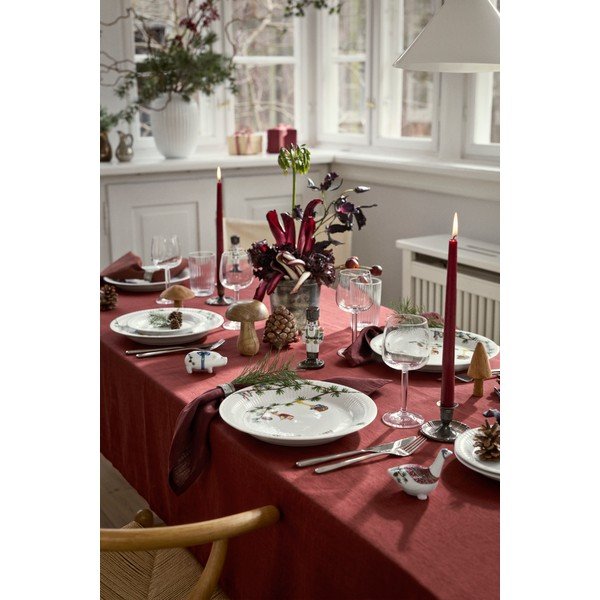 Bílý porcelánový talíř s vánočním motivem ø 27 cm Hammershøi Christmas – Kähler Design-image-2