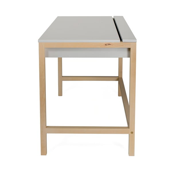 Pracovní stůl s šedou deskou Woodman NorthGate-image-4