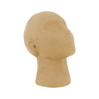 Pískově hnědá dekorativní soška PT LIVING Face Art, výška 22,8 cm