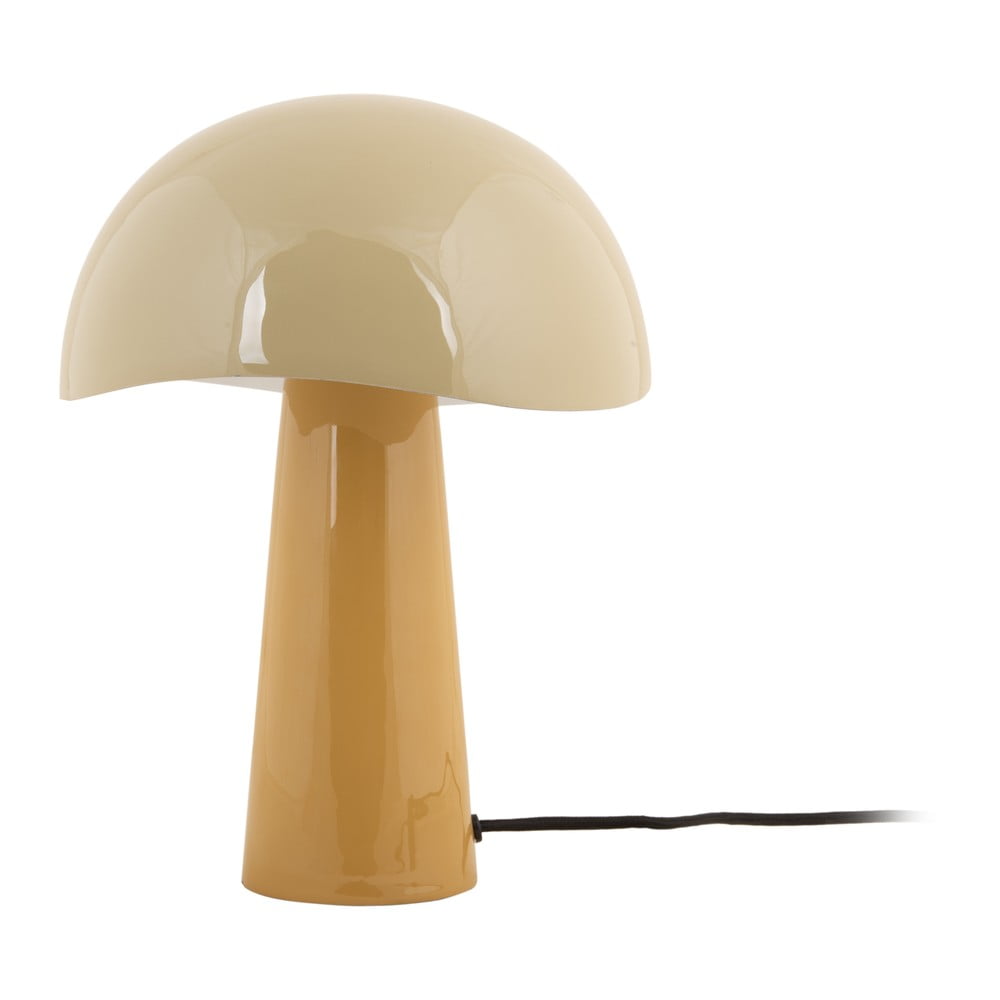Okrově žlutá stolní lampa s kovovým stínidlem (výška 33 cm) Grato – Leitmotiv