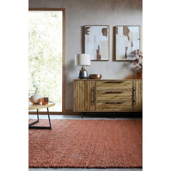Ručně tkaný koberec v terakotové barvě 120x170 cm Finley – Flair Rugs-image-2
