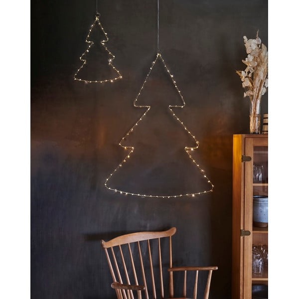 Bílá závěsná vánoční světelná dekorace Liva – Sirius-image-2