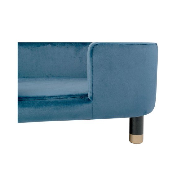 Modrý sametový pelíšek pro domácí mazlíčky 50x74 cm Royal – Leitmotiv-image-4