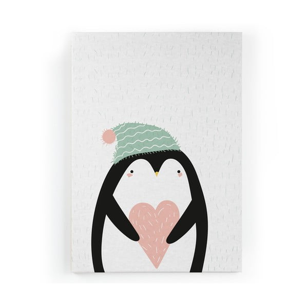Obraz na plátně Little Nice Things Penguin, 60 x 40 cm