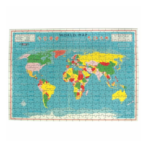 Puzzle Rex London World Map, 300 dílků