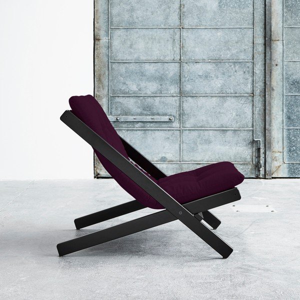 Skládací křeslo Karup Boogie Black/Purple Plum-image-4