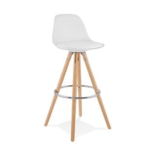 Bílá barová židle Kokoon Anau, výška sedu 74 cm