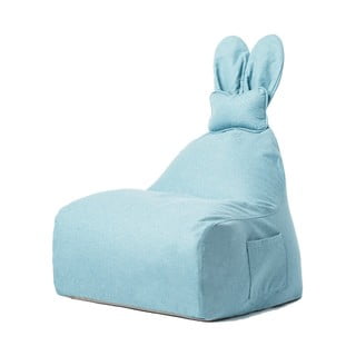 Modrý dětský sedací vak The Brooklyn Kids Funny Bunny