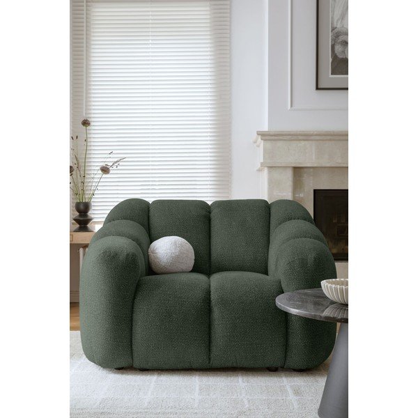 Tmavě zelené křeslo Shell – Miuform-image-1