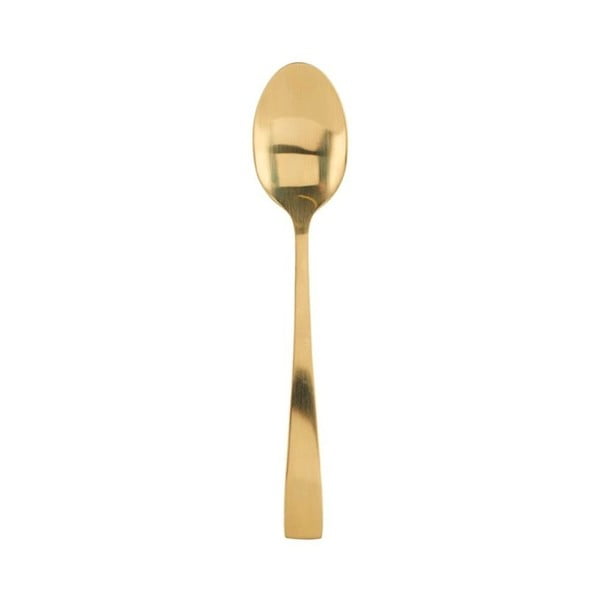 Čajová lžíce ve zlaté barvě House Doctor, délka 14,3 cm
