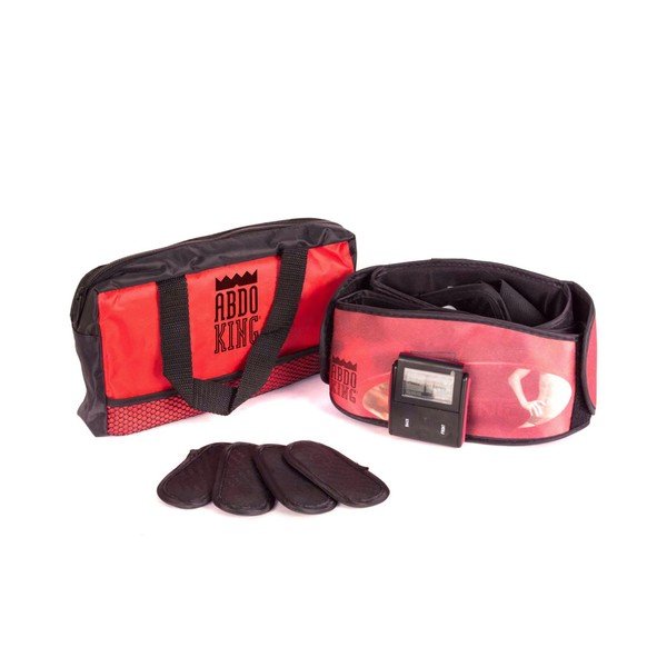 Červený elektrostimulační pás InnovaGoods Abdo King-image-3