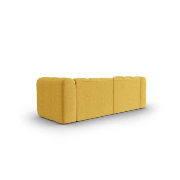 Žlutá pohovka 228 cm Lupine – Micadoni Home-image-4