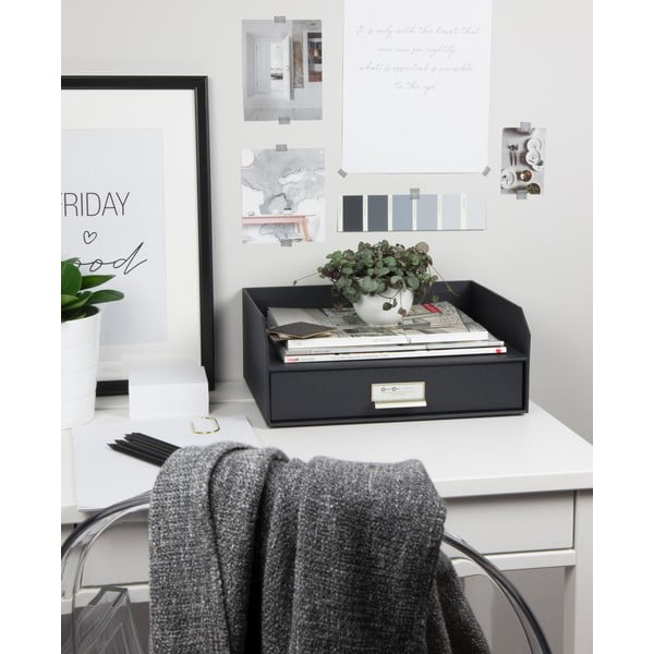 Kartonový organizér na dokumenty se zásuvkou Walter – Bigso Box of Sweden-image-2