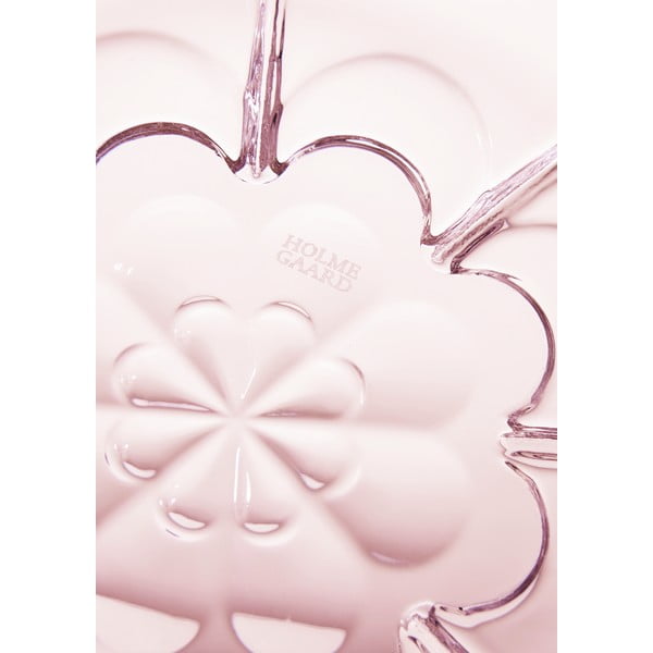 Světle růžová skleněná miska ø 23 cm Lily – Holmegaard-image-1