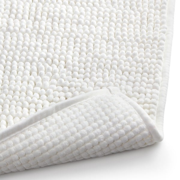 Bílá koupelnová předložka 50x80 cm – Rayen-image-1