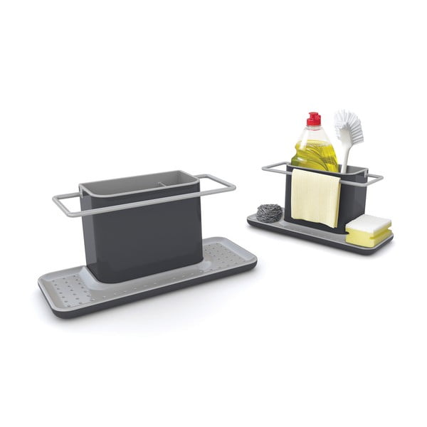 Šedý stojánek na mycí prostředky Joseph Joseph Caddy Large-image-3