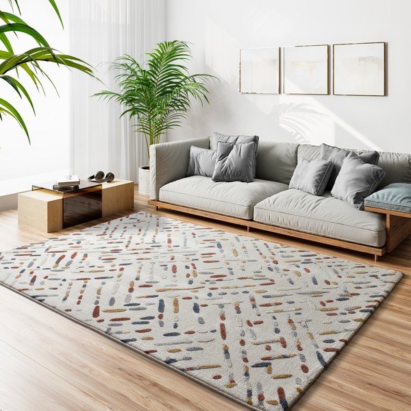 Béžový koberec 80x150 cm Amara – Universal-image-1