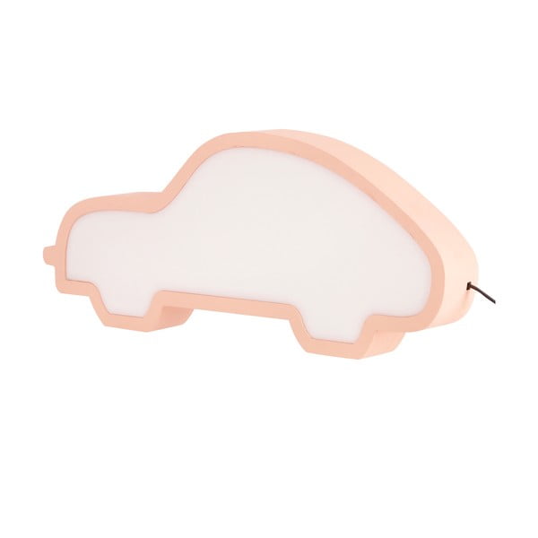 Růžová dětská lampička Car – Candellux Lighting-image-4