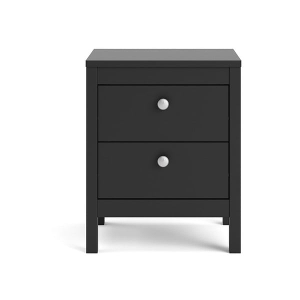 Černý noční stolek Madrid - Tvilum-image-3