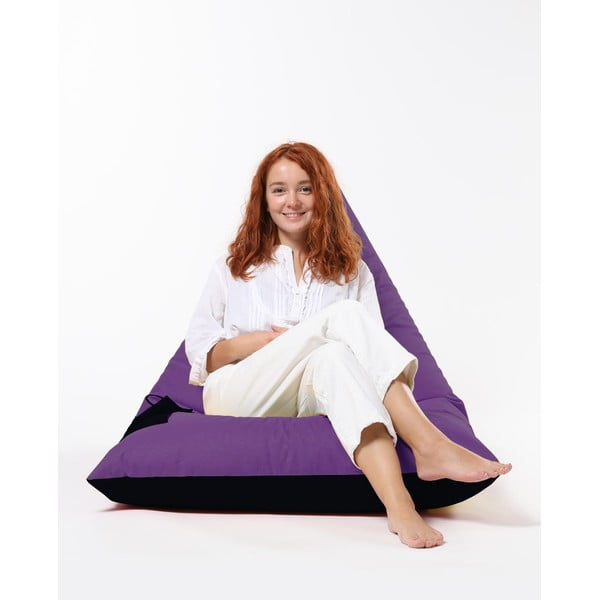 Fialový sedací vak Pyramid – Floriane Garden-image-2