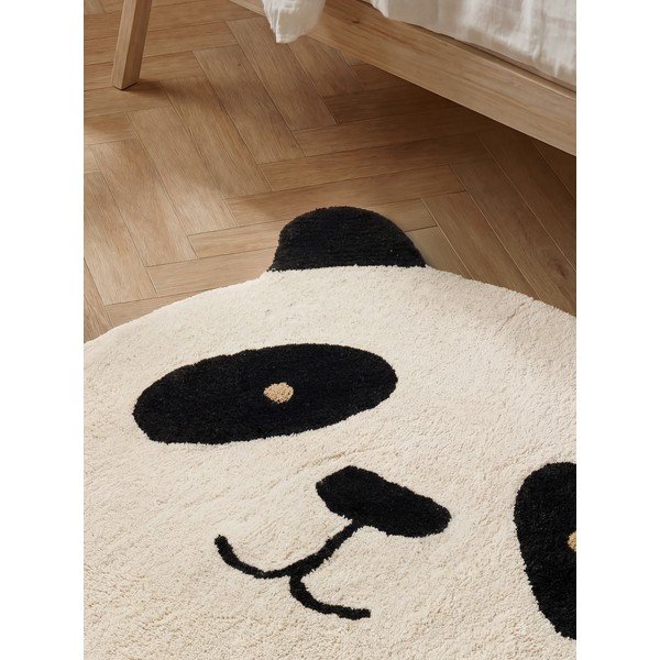 Černý/krémový pratelný/ručně tkaný bavlněný dětský koberec 103x120 cm Snuggle Patsy – Hanse Home-image-3