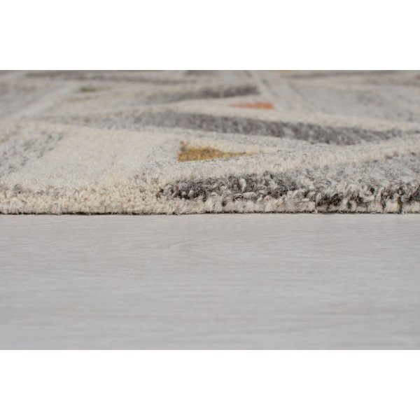 Šedý vlněný koberec Flair Rugs River, 120 x 170 cm-image-3