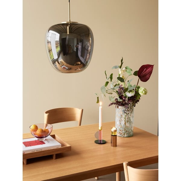 Skleněné ručně vyrobené vázy v sadě 2 ks (výška 37 cm) Libra – Hübsch-image-3